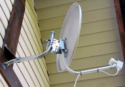 Installed Satellite Dish