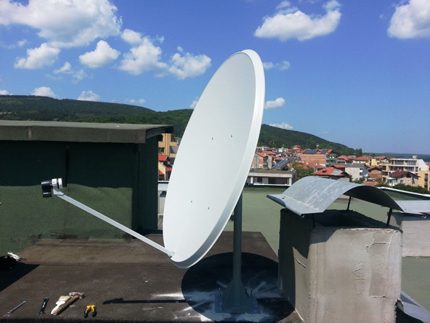 Météo favorable pour régler l'antenne