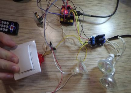 Осветително тяло на базата на Arduino