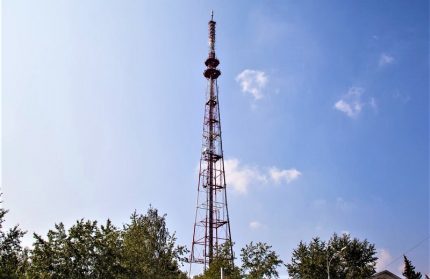 Line of sight television tower