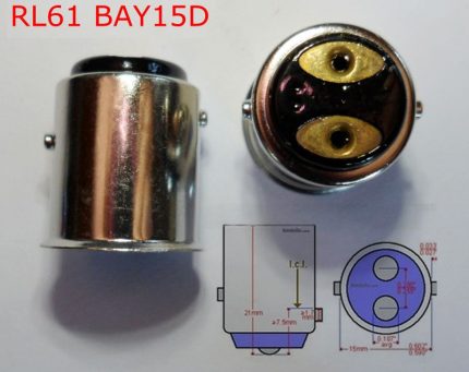 Lámpara con portalámparas B15d