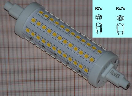 Lampa s objímkou ​​R7s