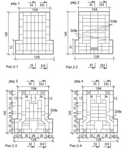 Schema 1-4 eilutės