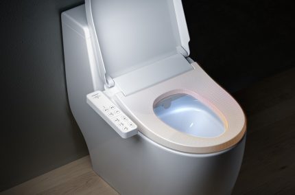 Smart lid with toilet bidet