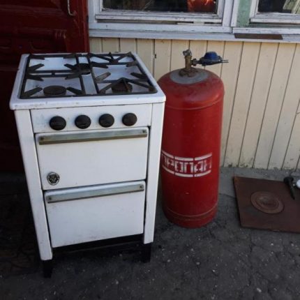 Alimentation en gaz d'une bouteille dans une maison privée