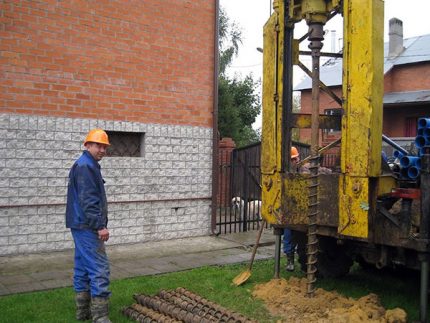 Construção de poço