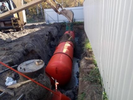 Cylindrical horizontal gas holders