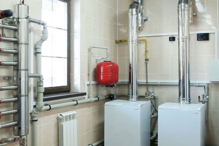 Thông gió cho lò hơi gas trong nhà riêng: quy tắc sắp xếp