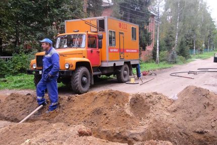 Špeciálne vybavenie plynárenskej služby