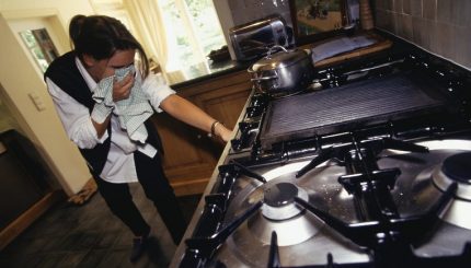 Eerste stappen bij gaslek in het appartement