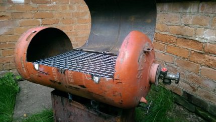 Grille de bouteille de gaz