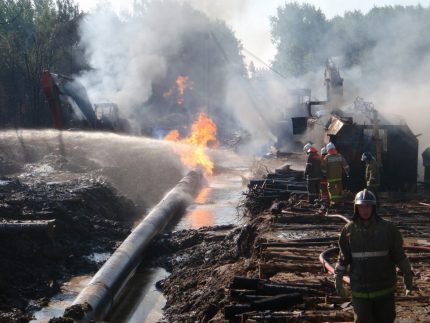 Ongeval met gasleiding