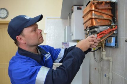 Mantenimiento de calderas de gas de pared