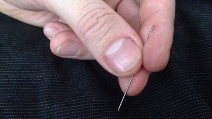 Nozzle cleaning needle