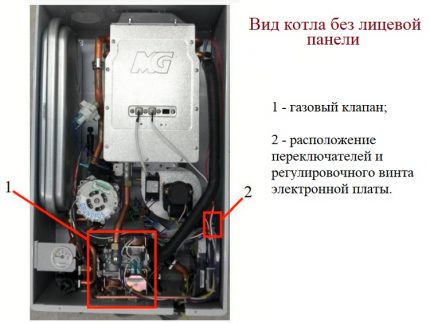 Локација гасног вентила