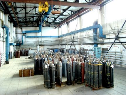 Testează amestecurile de gaz în cilindri