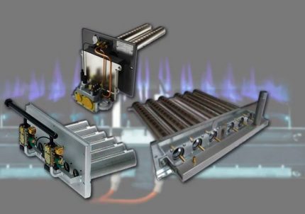 Types de brûleurs à gaz atmosphérique