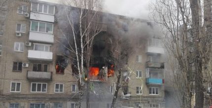 Explozie de gaz în apartament