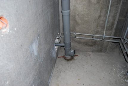 Sewer riser replacement