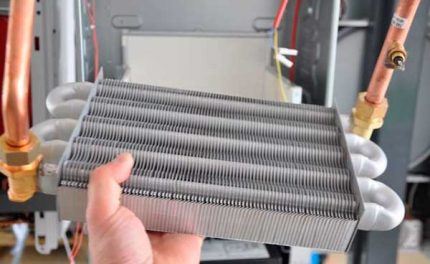 Contaminated heat exchanger