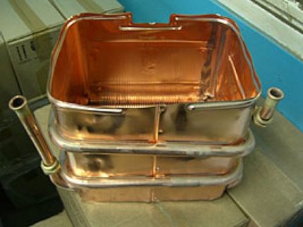 Copper heat exchanger