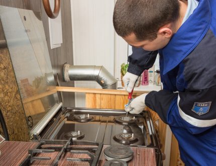 Réparation de cuisinière à gaz