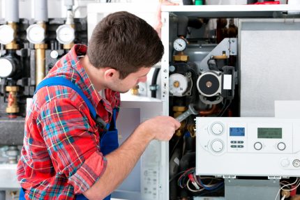 Repair gas boiler