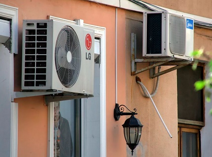 Externe eenheden van airconditioners