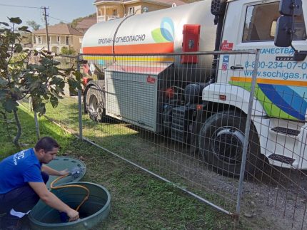 Llenado de tanques de gas propano