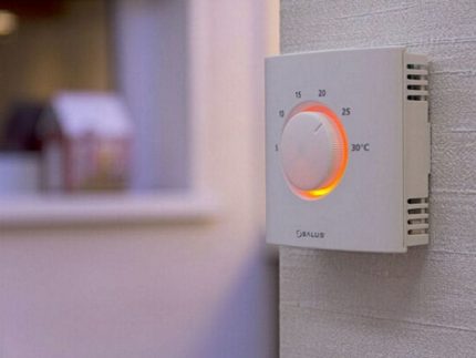 Elektronische thermostaat voor gasketel