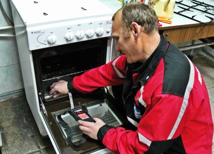 Servicio de horno de gas