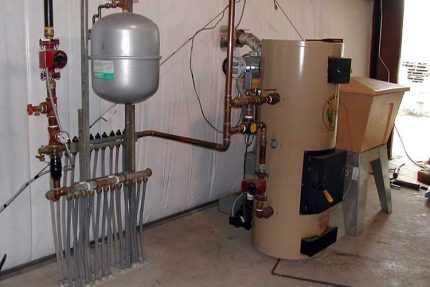 Awtomatikong pellet boiler