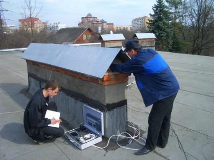 Inspektion af ventilationsakslen