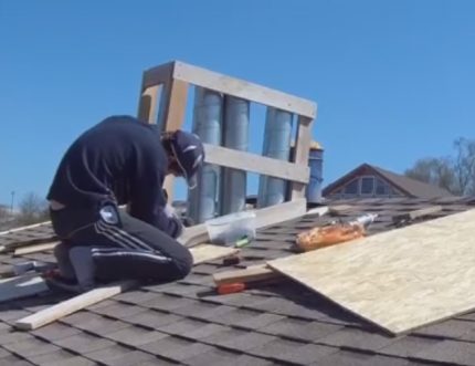 La construcció del marc del conducte de ventilació