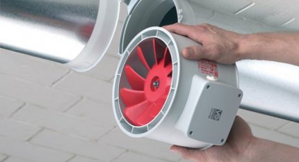 Ventilateur à conduit rond