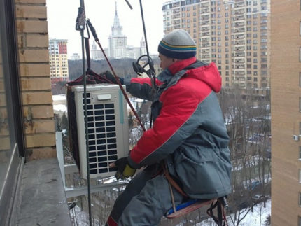 Cleaning the outdoor unit