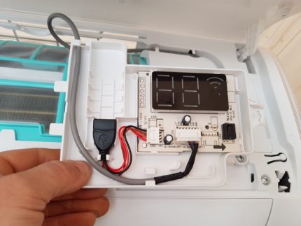 Sensor de temperatura do ar condicionado