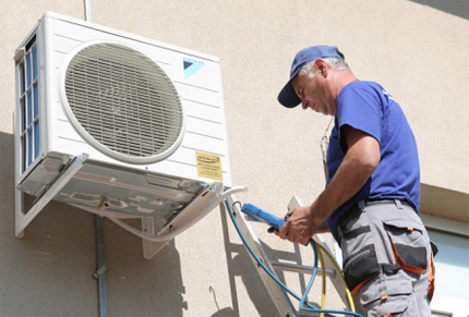 Bombeamento de freon em um sistema de trabalho