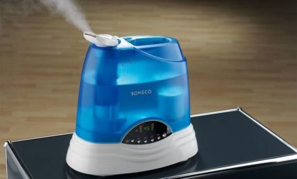 Fonctionnement de l'humidificateur à vapeur