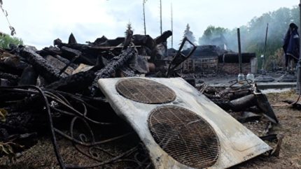 L’aire condicionat va incendiar-se