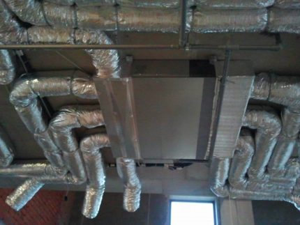 Insulated ventilation ducts