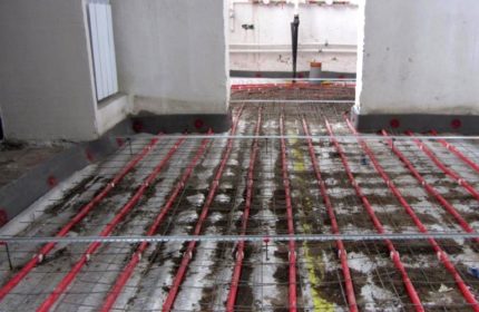 Profile beacons for screed