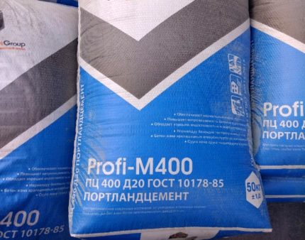 Portland cement dry mix for screed