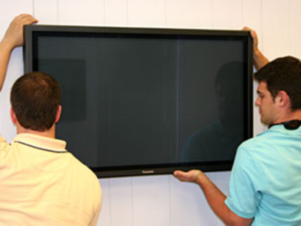 TV installation process