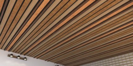 Slatted ceiling